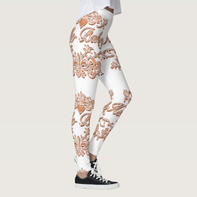 Leggings Fancy Naranja Hello Baby (Derecha)