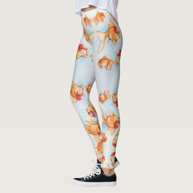 Leggings Fancy Oranda Goldfish (Izquierda)
