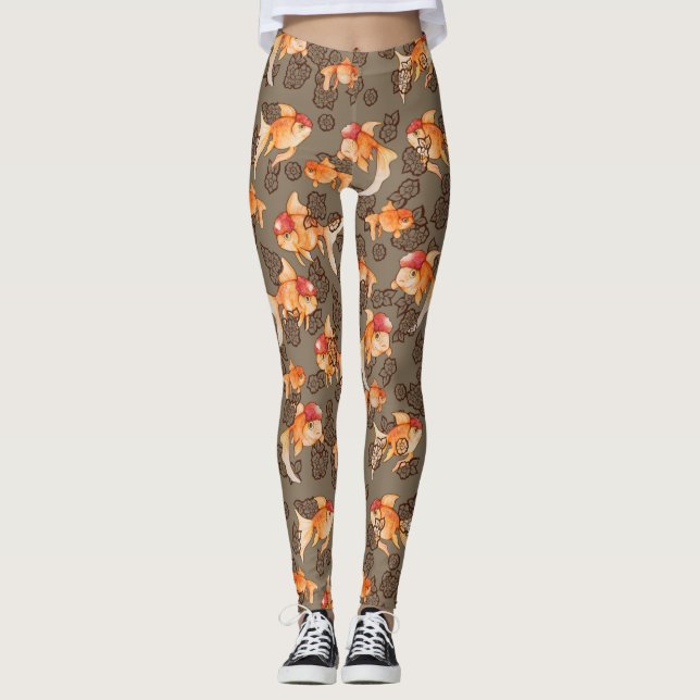 Leggings Fancy Oranda Goldfish (Anverso)