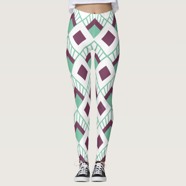 Leggings Fans del Art Deco (Anverso)