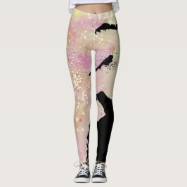 Leggings Fantasía de la acuarela de la chispa y del