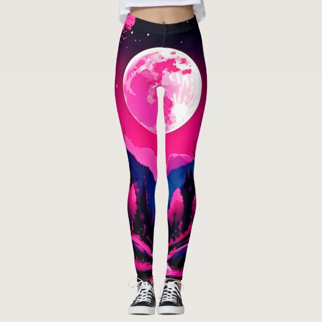 Leggings Fantasía de Luna Rosa (Anverso)