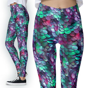 Leggings Fantasía Dragón Escavidad Fantasía Mermaid