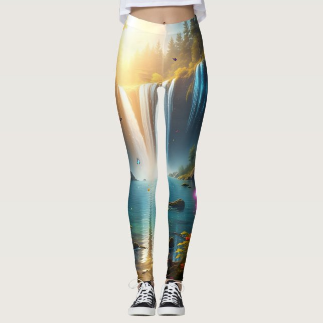 Leggings Fantasía mariposa Láminas de sueño (Anverso)