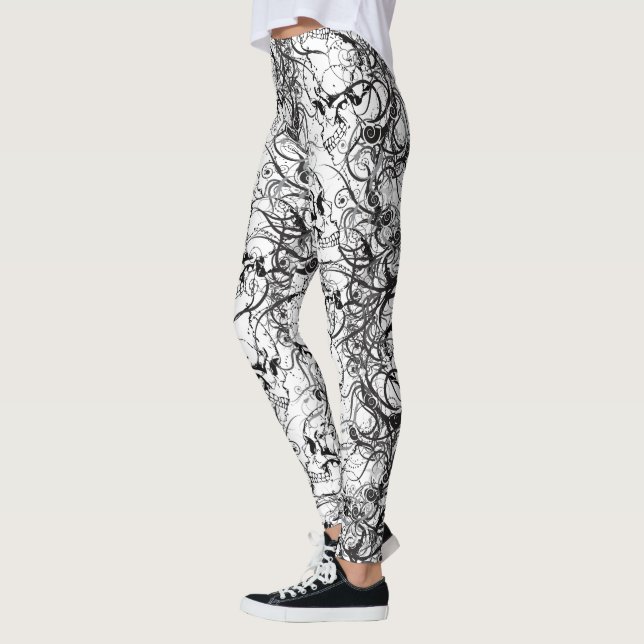 Leggings Fantasía Skulls (Izquierda)