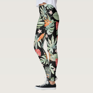 Leggings Fantasía Tópica Oscura Fantasy Flower Foliage