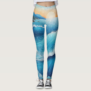 Leggings Fantasia Waters Seascape