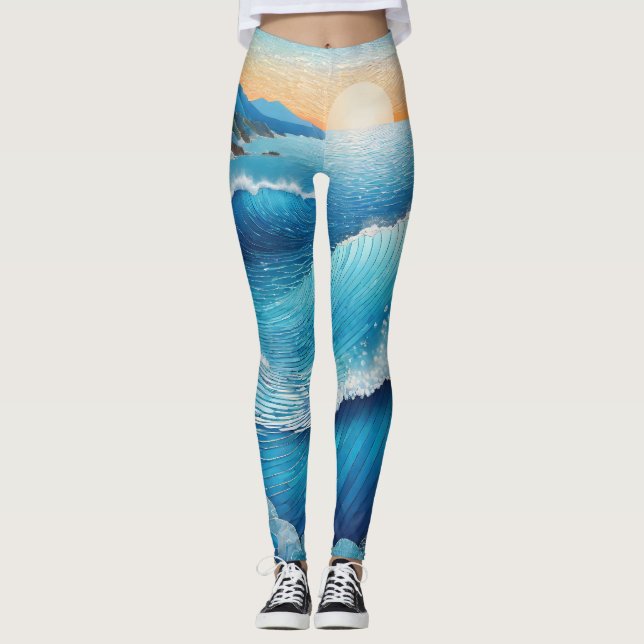 Leggings Fantasia Waters Seascape (Anverso)