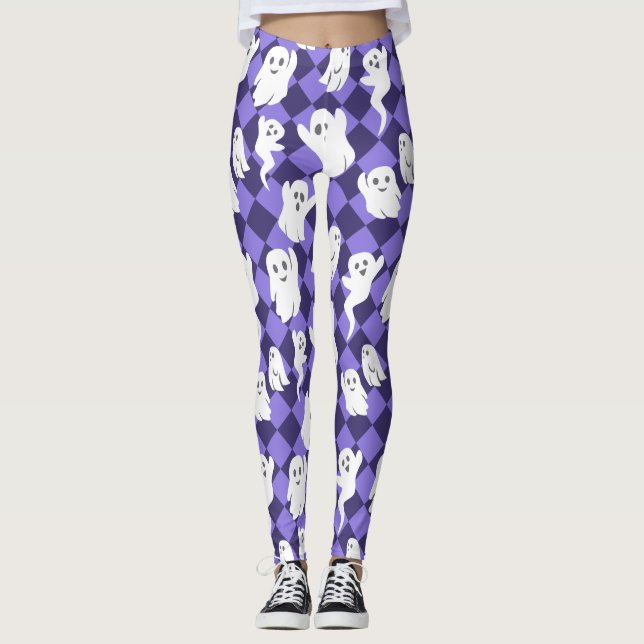 Leggings Fantasma de Halloween (Anverso)