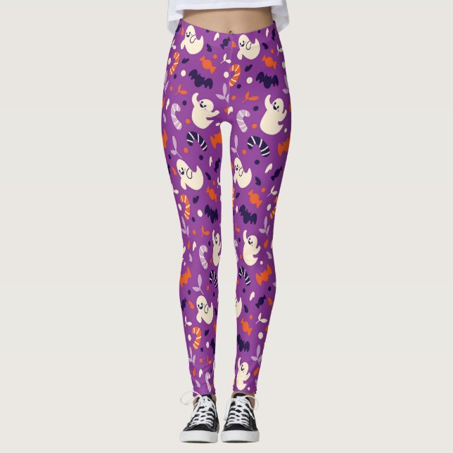 Leggings Fantasma guapátula Halloween (Anverso)