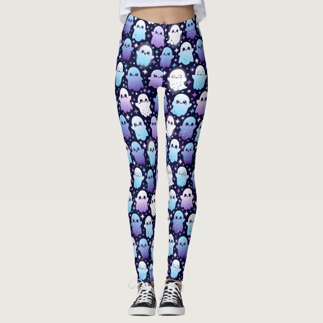 Leggings Fantasma lindo, Halloween (Anverso)