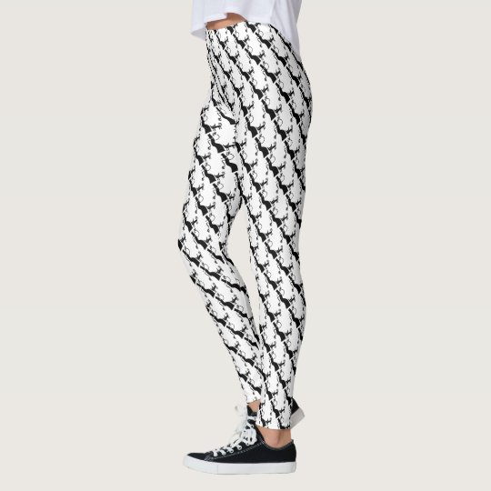 Leggings Fantasma y gatos negros