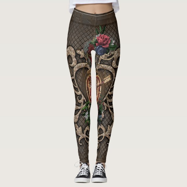 Leggings Fantástico corazón de vapor (Anverso)