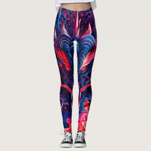 Leggings Fantástico Dragón de la Furia de la Blossom