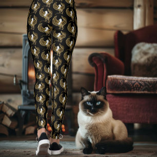 Leggings Fantástico Grifo Marrón Majestuoso Griffin Mitológ