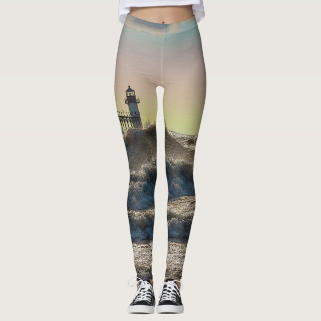 Leggings Faro de St Joseph Pintoresco (Anverso)