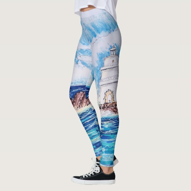 Leggings Faro en Azul (Izquierda)
