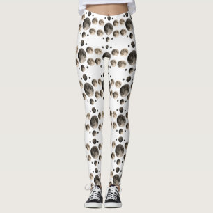 Leggings Fases Lunares Celestiales Mandala Arte de Astronom