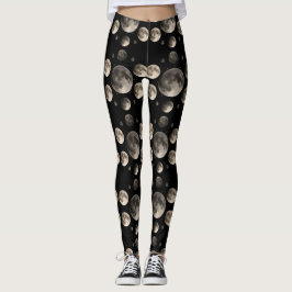 Leggings Fases Lunares Celestiales Mandala Arte de Astronom