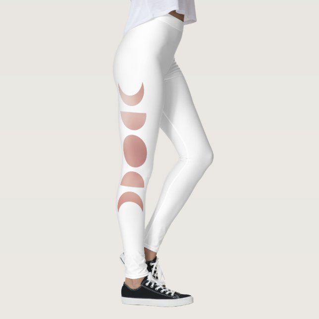Leggings Fases rosadas de oro Rosa de la luna (Derecha)