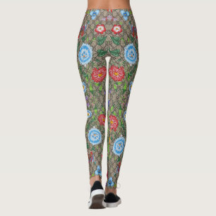 Leggings Fashion Floral Stylish Elegant