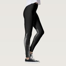 Leggings Fashion Monocrome Urban Graffiti Smear