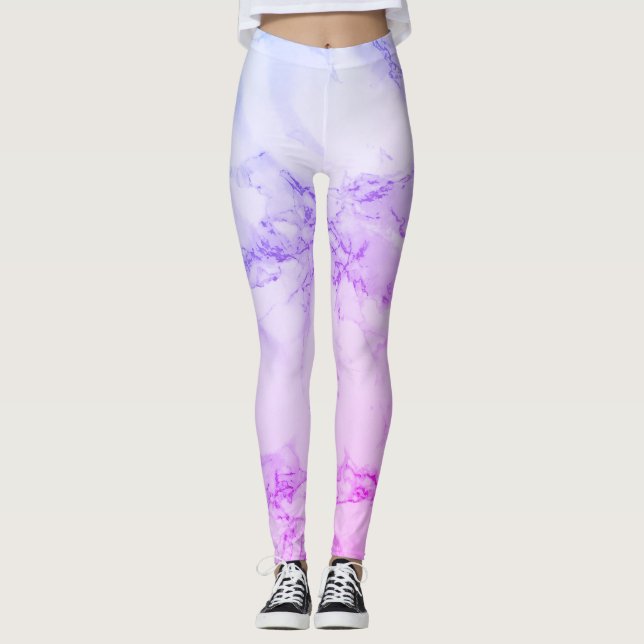 Leggings Faux Marble Alabaster Pink (Anverso)