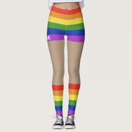 Leggings Faux Shorts & Legs del orgullo gay