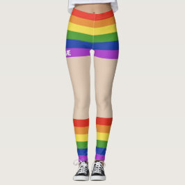 Leggings Faux Shorts & Legs del orgullo gay