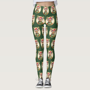 Leggings Favoritos divertidos de los Navidades de animales