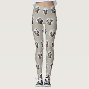 Leggings Favoritos divertidos de los Navidades de animales