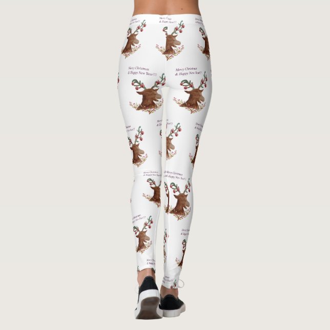 Leggings Felices Fiestas Legadas (Reverso)