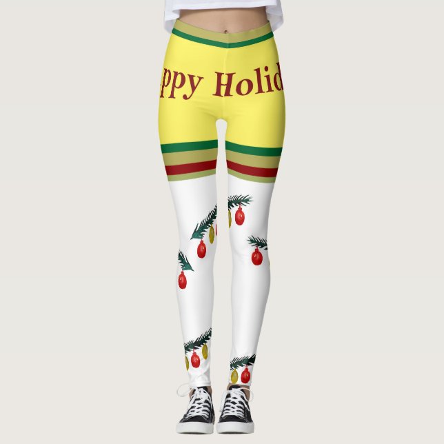 Leggings Felices fiestas Navidades Leging (Anverso)