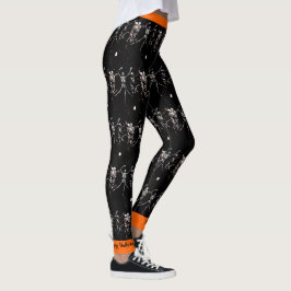 Leggings Felices halloween Bone Dancing Skeletons Leggons