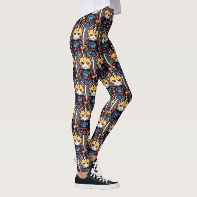 Leggings Feline Samurai Warrior (Derecha)