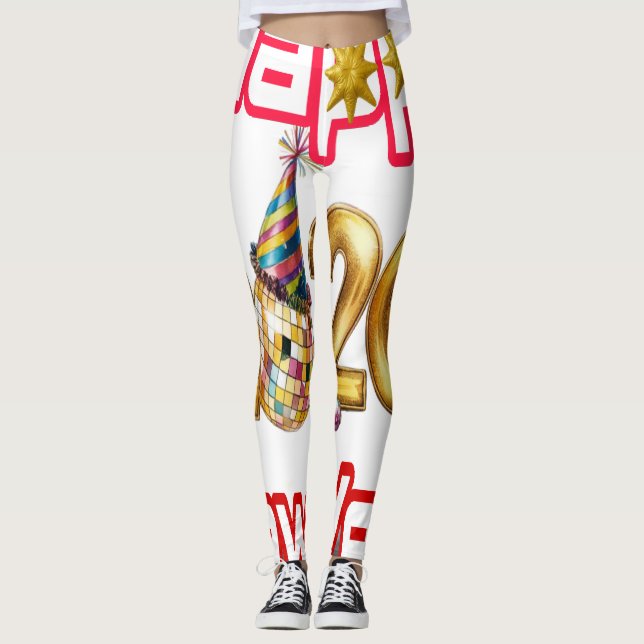 Leggings Feliz año nuevo  (Anverso)