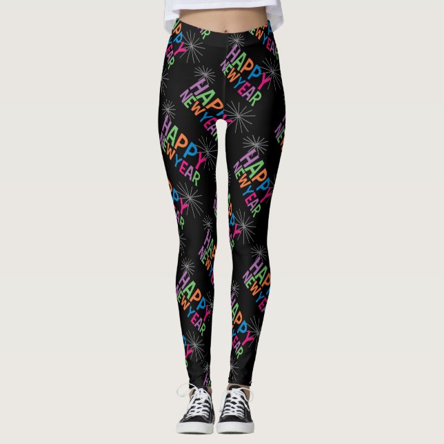 Leggings ¡Feliz Año Nuevo! (Anverso)
