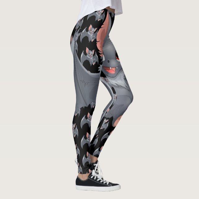 Leggings Feliz Bate de Halloween Spooky (Derecha)