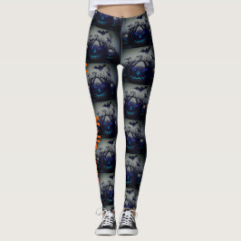 Leggings Feliz Calabaza de Halloween Jack O Lantern Fiesta