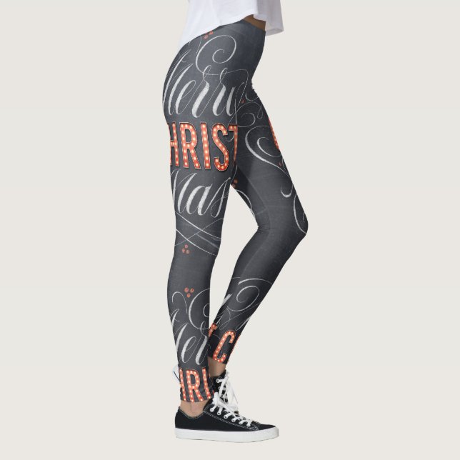 Leggings Feliz CRISTOmas Cristiano Jesús Dios Cartón (Derecha)