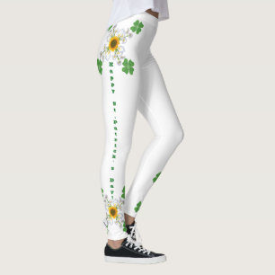 Leggings ¡Feliz Día de San Patricio! Clover con Calla