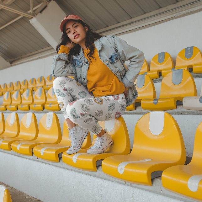 Leggings Feliz Doodle Laugh (Subido por el creador)