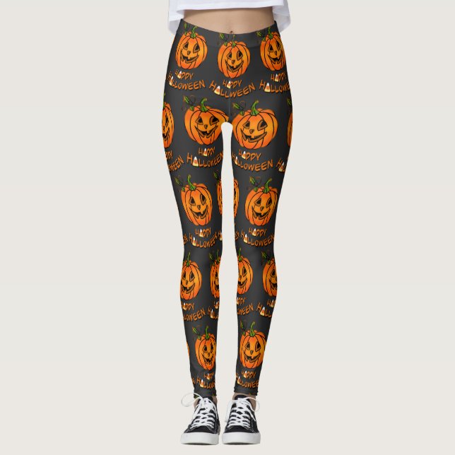 Leggings Feliz Halloween | calabaza | maíz dulce (Anverso)