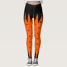 Feliz Halloween Naranja Negro Personalizado