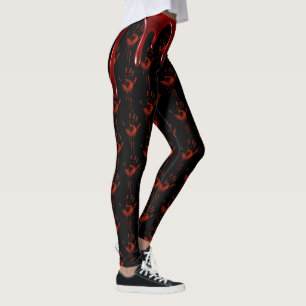 Leggings Feliz Halloween Sangre Sombrerada