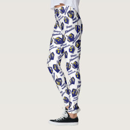 Leggings Feliz Hanukká girando perinola