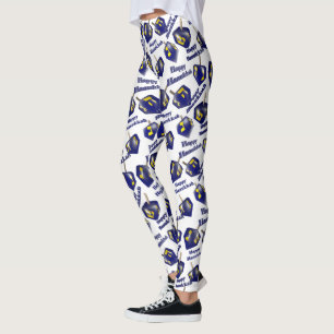 Leggings Feliz Hanukká girando perinola