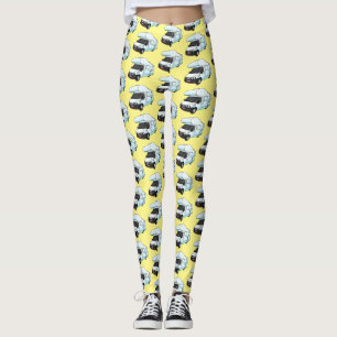 Leggings Feliz ilustracion personalizado de camperán