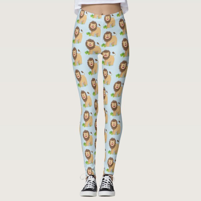 Leggings Feliz ilustracion personalizado ruidoso (Anverso)