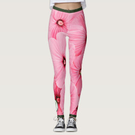 LEGGINGS FELIZ JARDINES DE SEMILLA FLORES DE ROSA MONOGRAMA